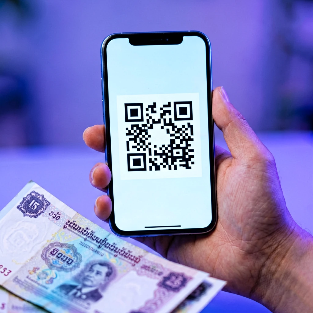 WavePay ဖြင့် အကောင့်ချိတ်ဆက်ခြင်းကို ဖော်ပြသည့် ပုံ
